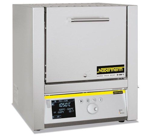 Печь муфельная профессиональная Nabertherm L 3/12/С450 с откидной дверью, 1200°С