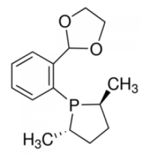 (2S,5S)-1-(2-(1,3-диоксолан-2-ил)фенил)-2,5-диметилфосфолан, 97%, Acros Organics, 100мг