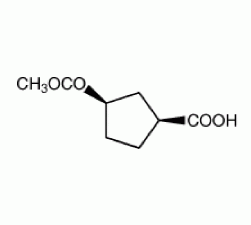 (1S, 3R) -цис-3- (метоксикарбонил) циклопентан-1-карбоновой кислоты, 97%, Alfa Aesar, 250 мг