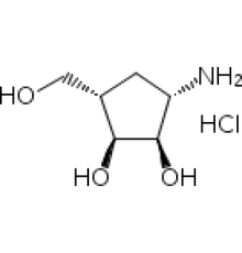 (1S,2R,3S,4S)-2,3-дигидрокси-4-(гидроксиметил)-1-аминоциклопентан гидрохлорид, 95%, 98% ee, Acros Organics, 1г