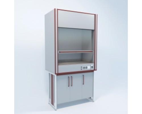 Шкаф вытяжной Laboratoroff ПР пШВ, ширина 1250 мм, внутренняя поверхность с ПП покрытием, рабочая поверхность - HPL пластик16 мм (Артикул ПР-п.ШВ.125.П16)
