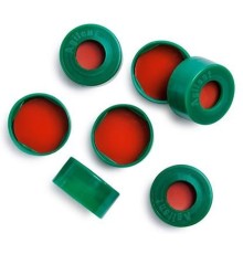 Крышки винтовые Зеленые винтовые колпачки, ПТФЭ / сил / септа, 500 шт., 5185-5861 Agilent